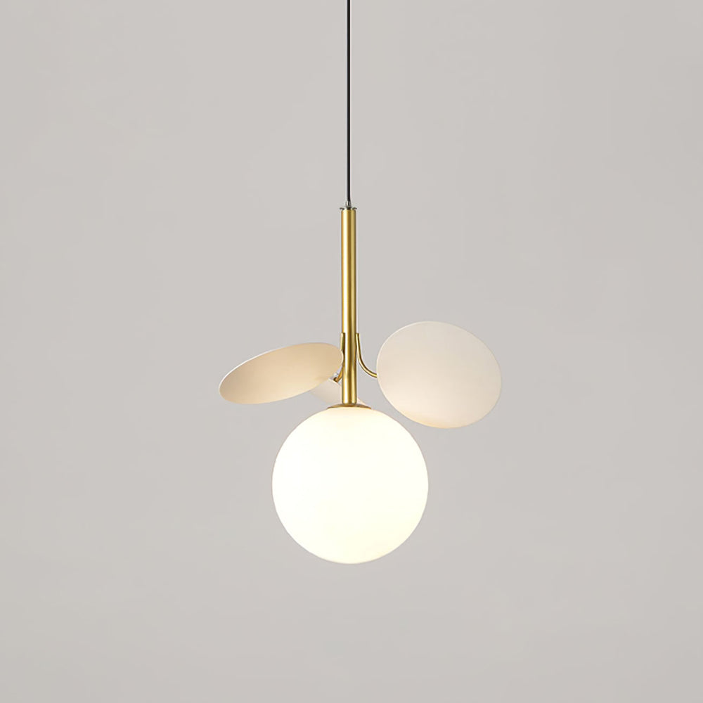 Paralume in vetro lampadario personalità arte PVC lampada a sospensione