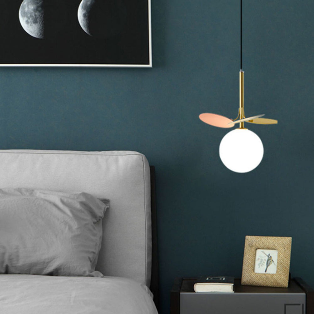 Paralume in vetro lampadario personalità arte PVC lampada a sospensione