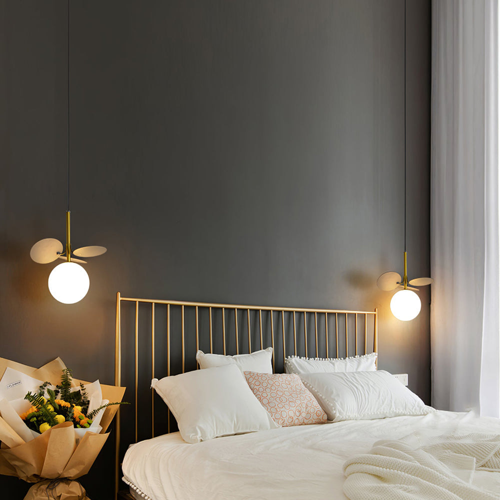 Paralume in vetro lampadario personalità arte PVC lampada a sospensione