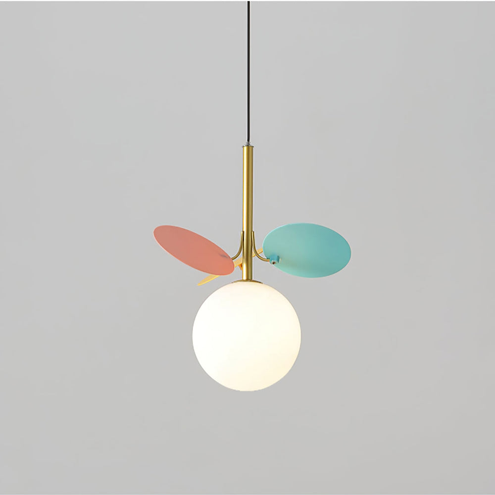Paralume in vetro lampadario personalità arte PVC lampada a sospensione