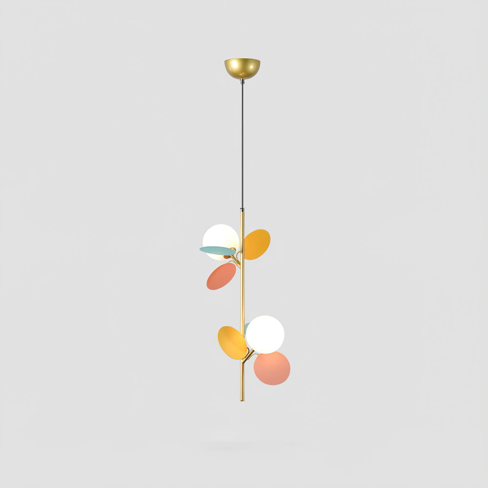 Paralume in vetro lampadario personalità arte PVC lampada a sospensione