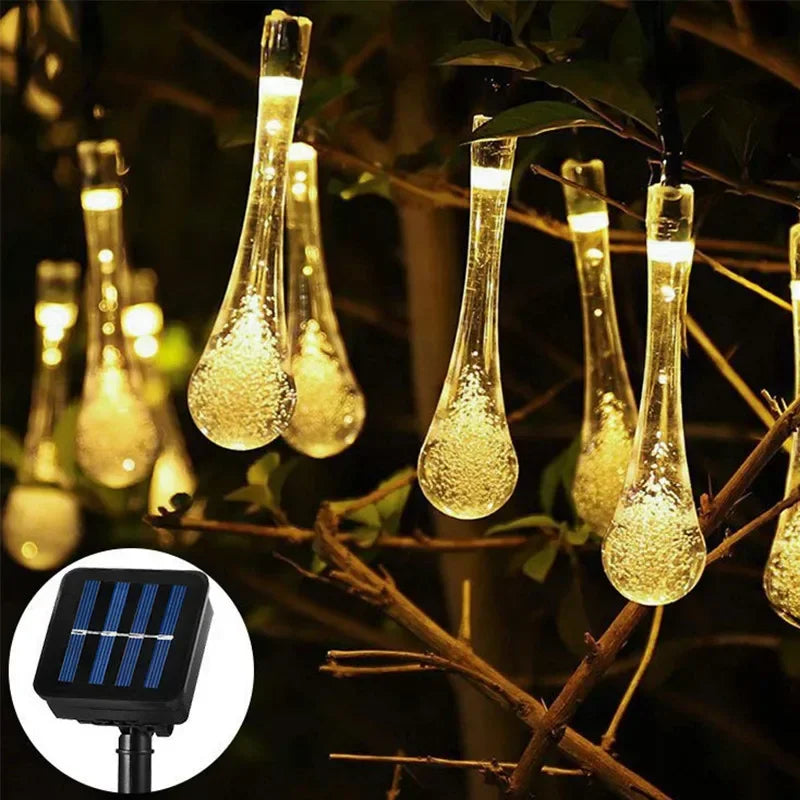 SolarGlow - Iluminação de Fios com Flores