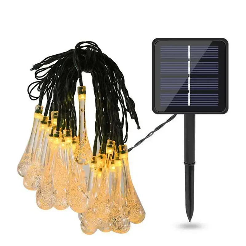 SolarGlow - Iluminação de Fios com Flores