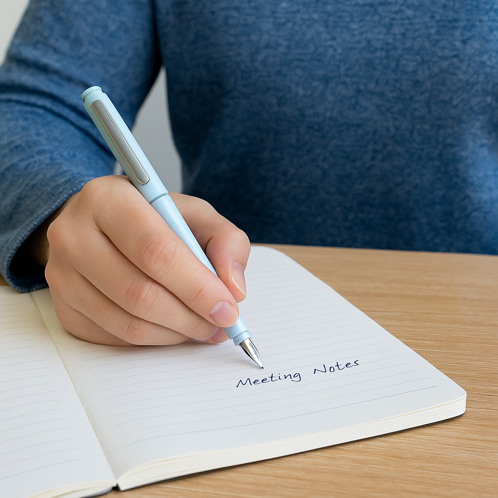 Penna Stilografica Retrattile Scrittura Morbida Uso Professionale