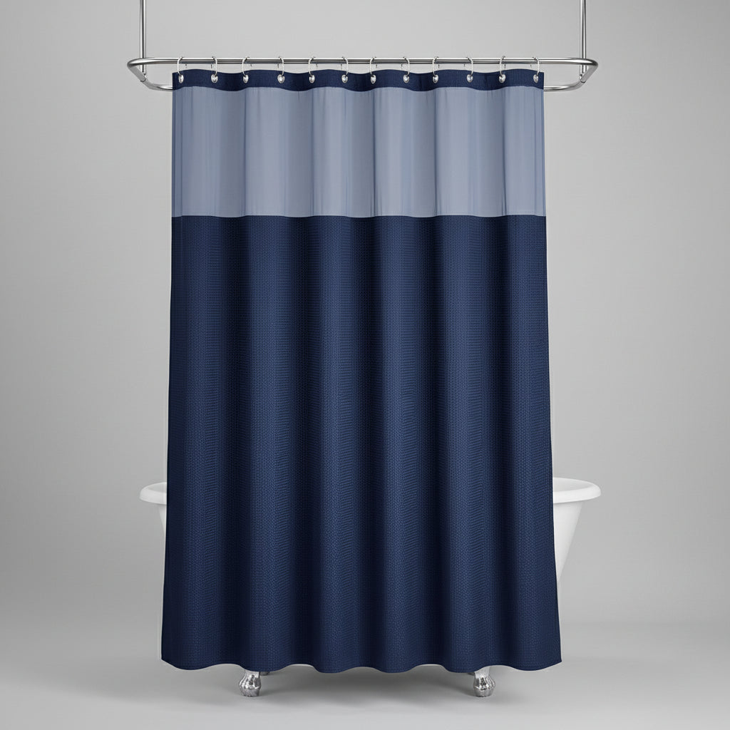 Tenda Doccia Senza Ganci Fodera Impermeabile Finestra Privacy