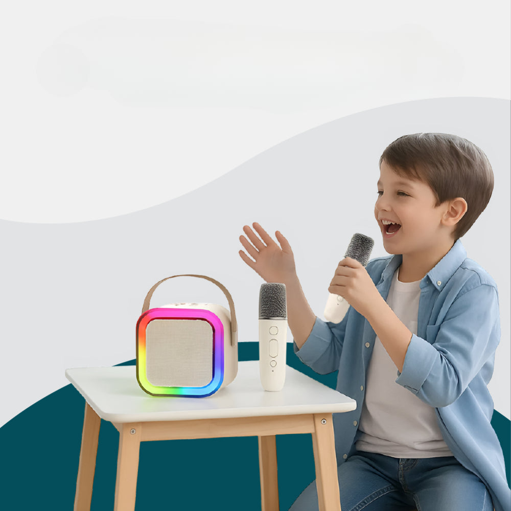 Bluetooth Karaoke Set Children Microphone Wireless Music