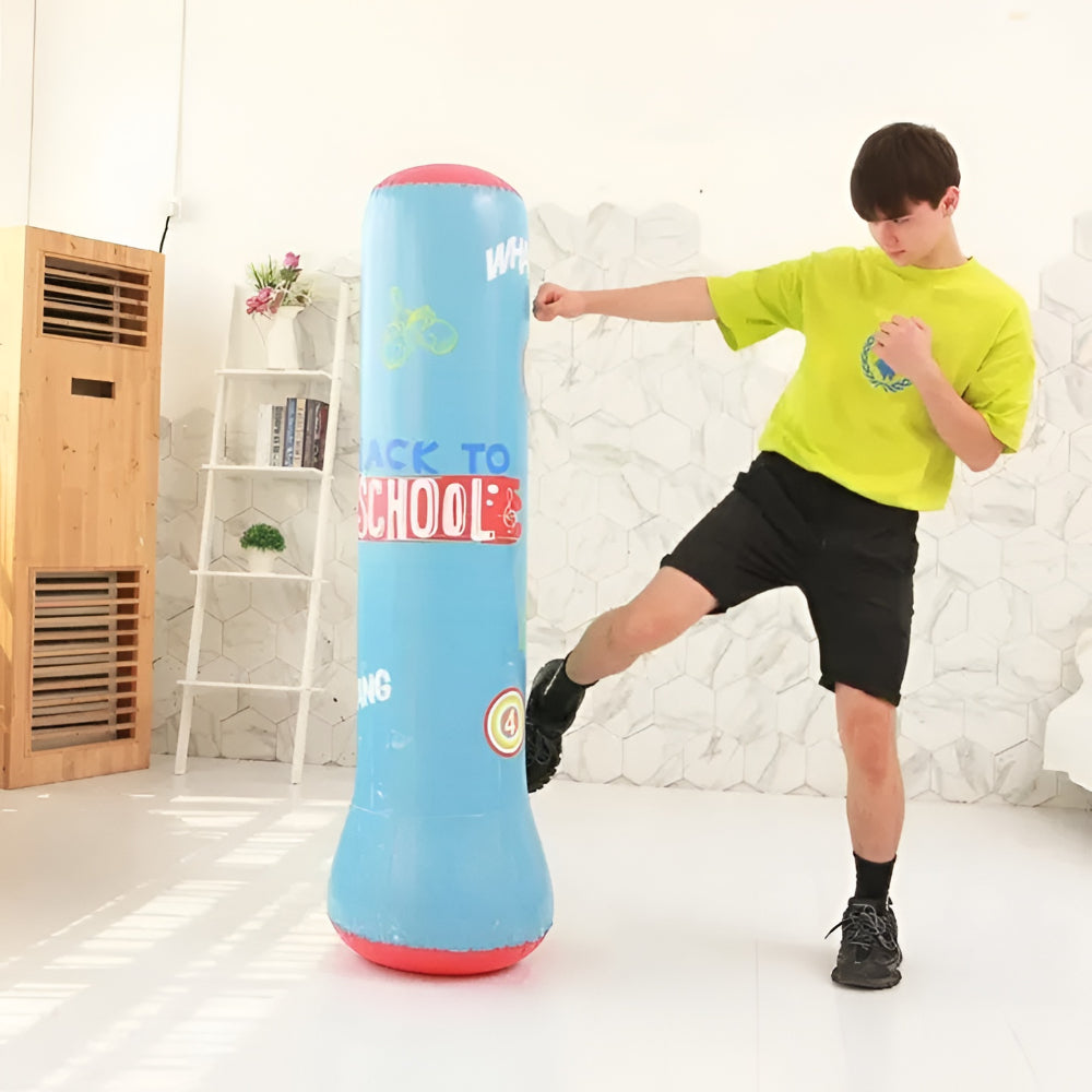 Punching Bag Kids Inflatable Boxing Training Toy Freestanding