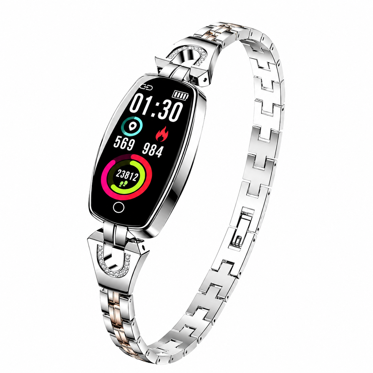 Braccialetto Fitness da Donna Impermeabile con Display
