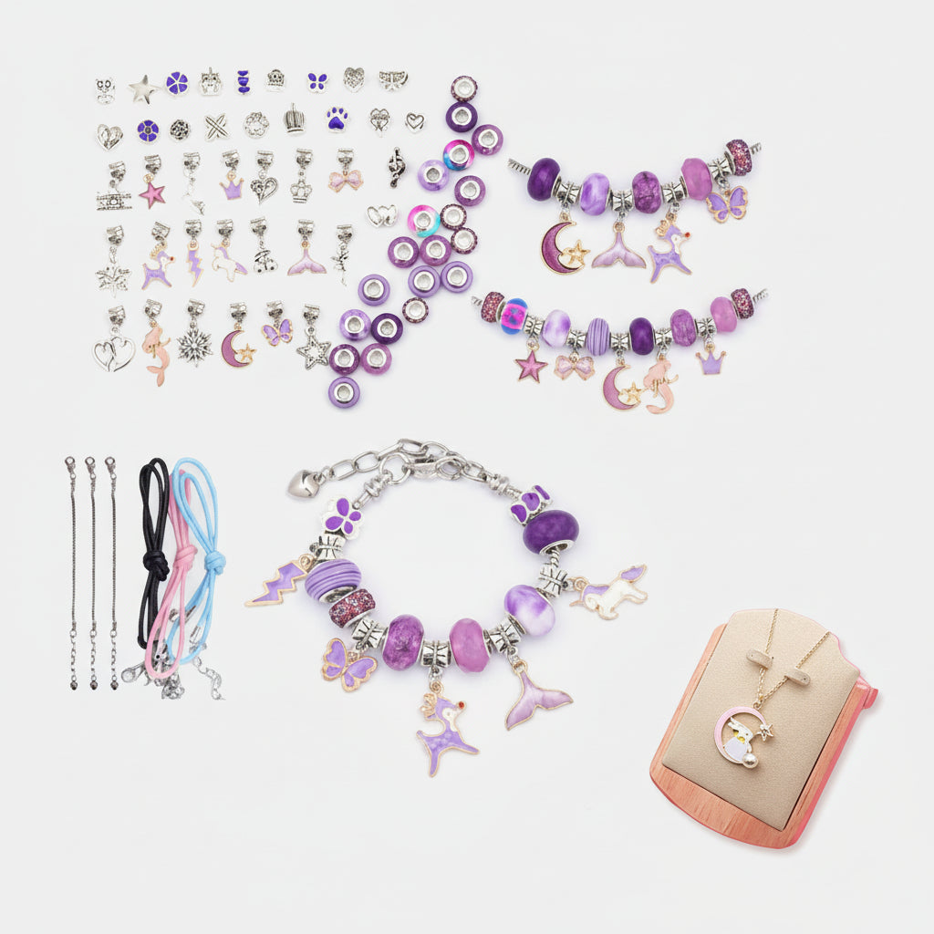 Set Creativo Realizzare Braccialetti Bambini Piccoli