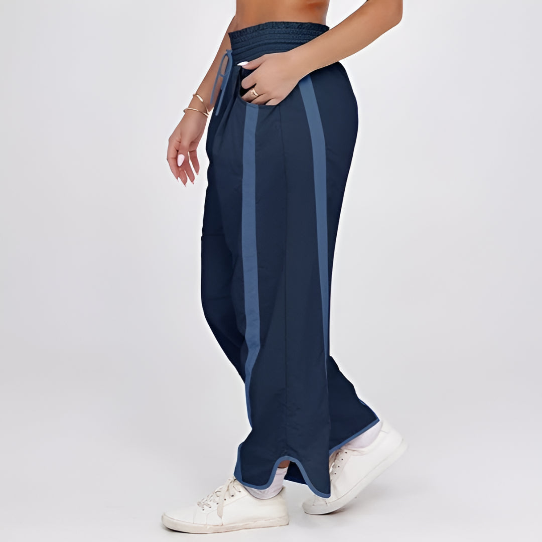 Women's Walking Pants Wide Leg Jogging Pants Casual Drawstring