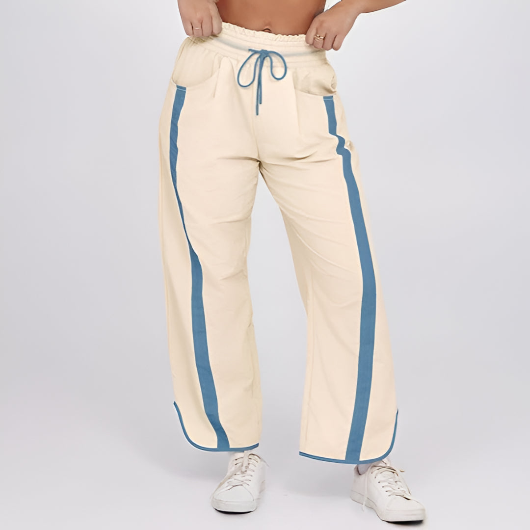 Women's Walking Pants Wide Leg Jogging Pants Casual Drawstring