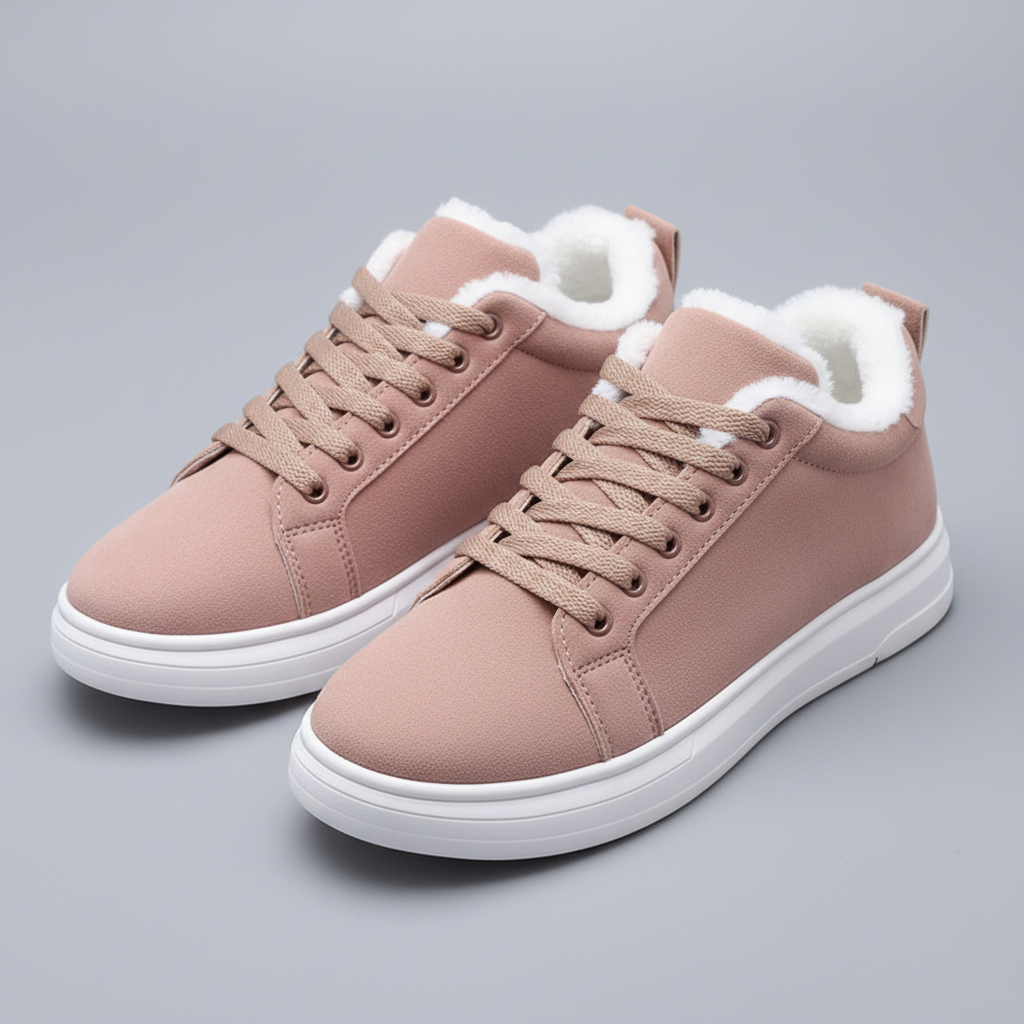 Sneakers Dames Winter Gevoerd Comfort Dagelijks Gebruik