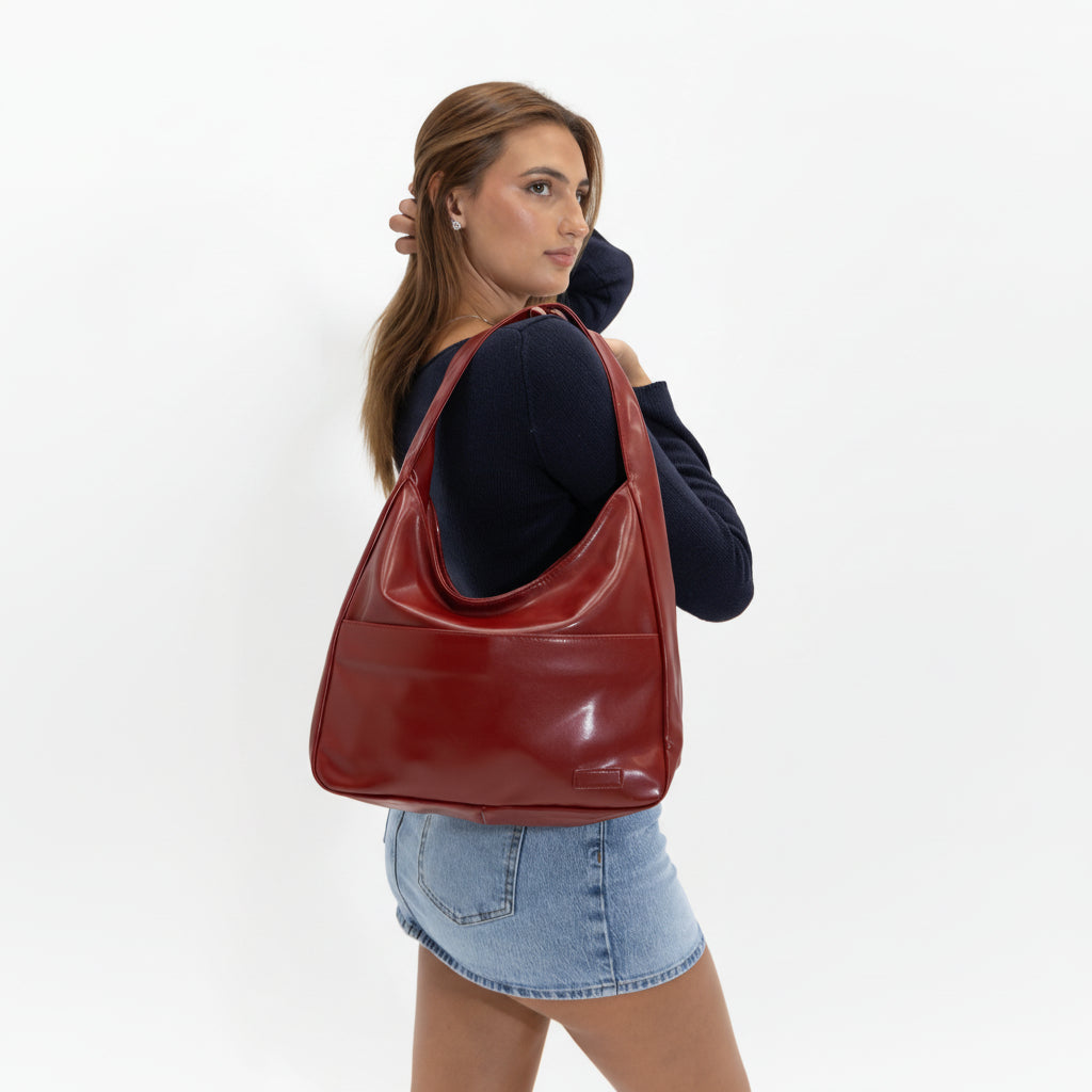 Borsa Spalla Elegante Resistente Chiusura Calamita Cerniera