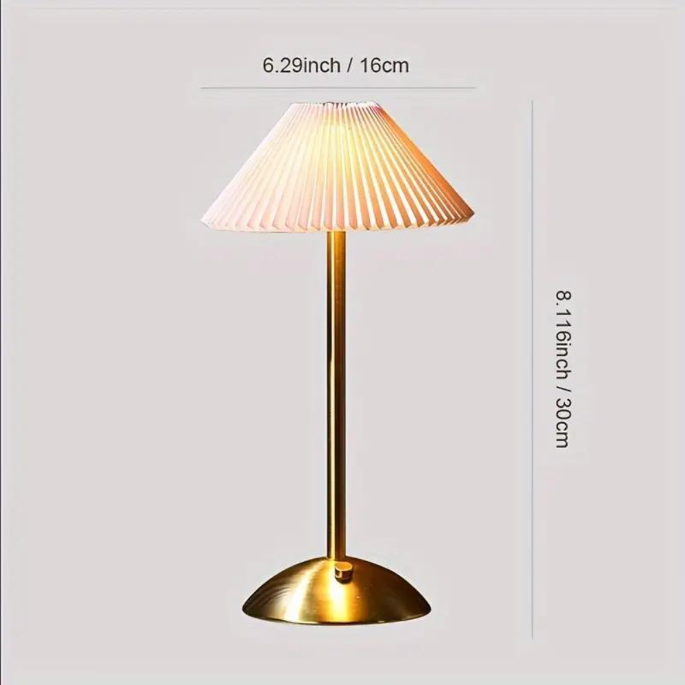 LumiFlex – Lampada da tavolo LED wireless, moderna e dimmerabile, ricaricabile via USB per soggiorno e ufficio