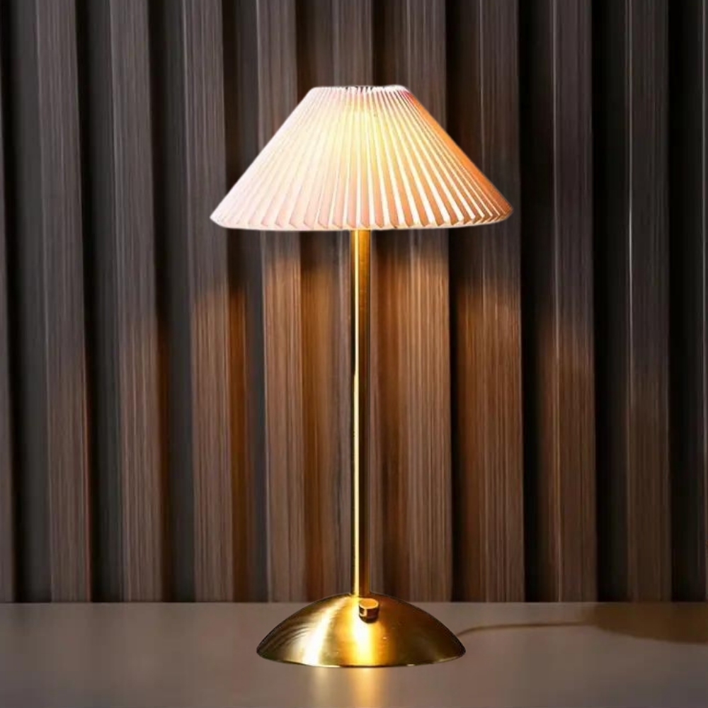 LumiFlex – Lampada da tavolo LED wireless, moderna e dimmerabile, ricaricabile via USB per soggiorno e ufficio