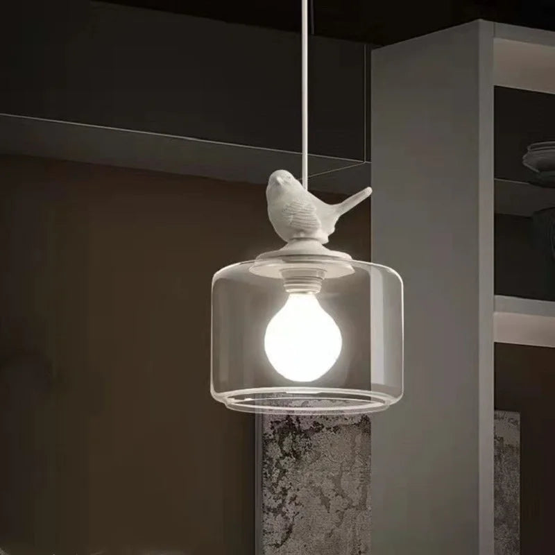 BirdElegance - Pendant Lamp with Natural Design for Living Room and Dining Room
