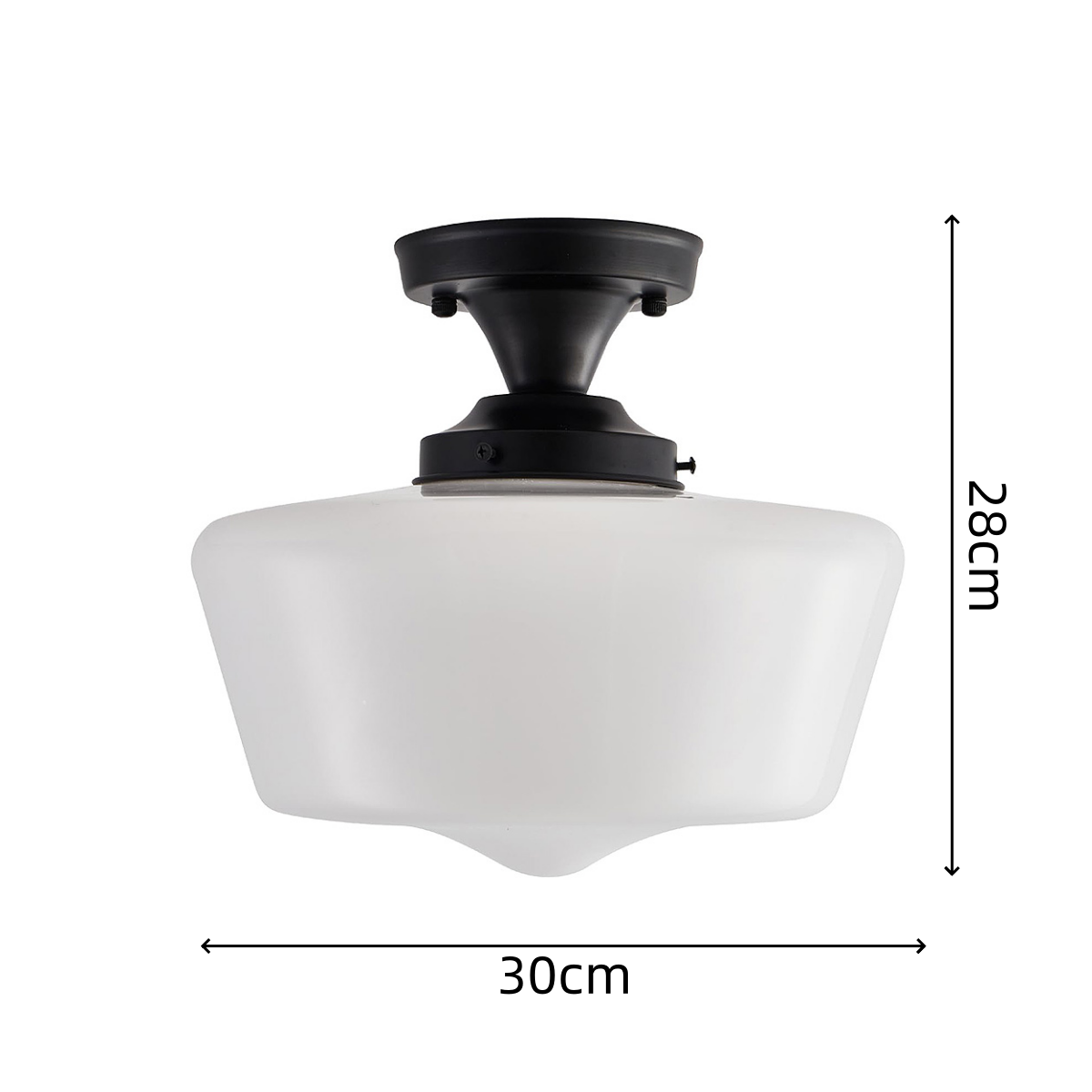 Lampada da soffitto Bauhaus in ottone per l'ingresso