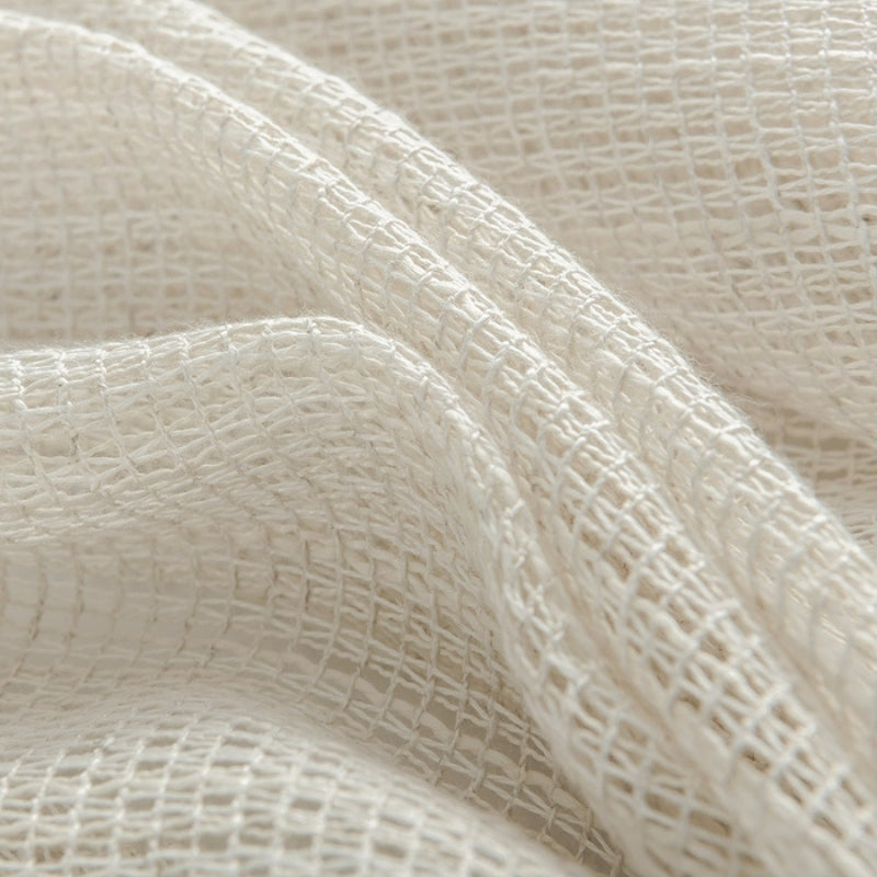 Eden - Cortinados Semi-transparentes de Textura Suave Tecidos em Linho com Aba Suave