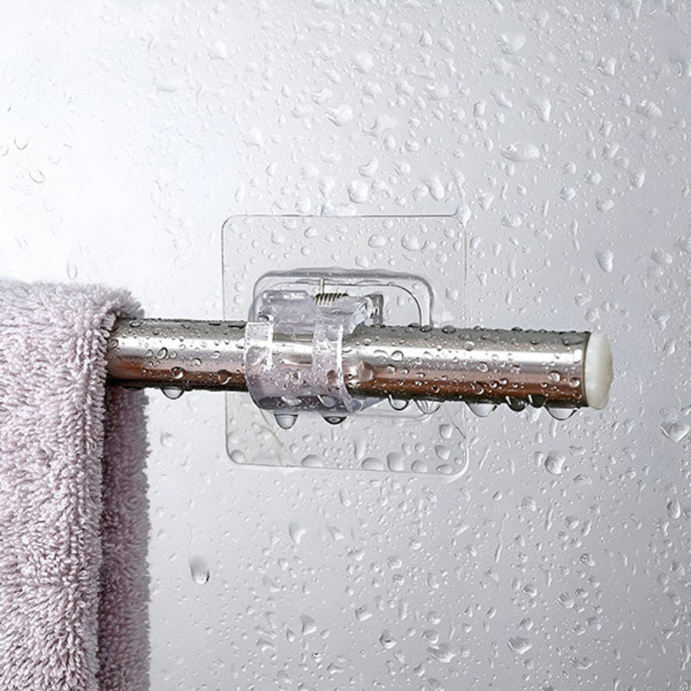 Self-adhesive Adjustable Wall Hook Kitchen Bathroom Storage