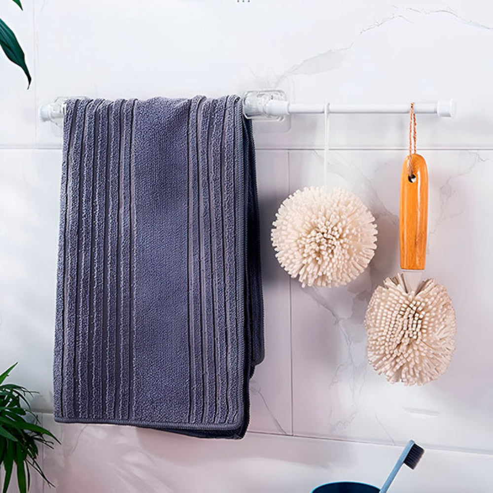 Self-adhesive Adjustable Wall Hook Kitchen Bathroom Storage