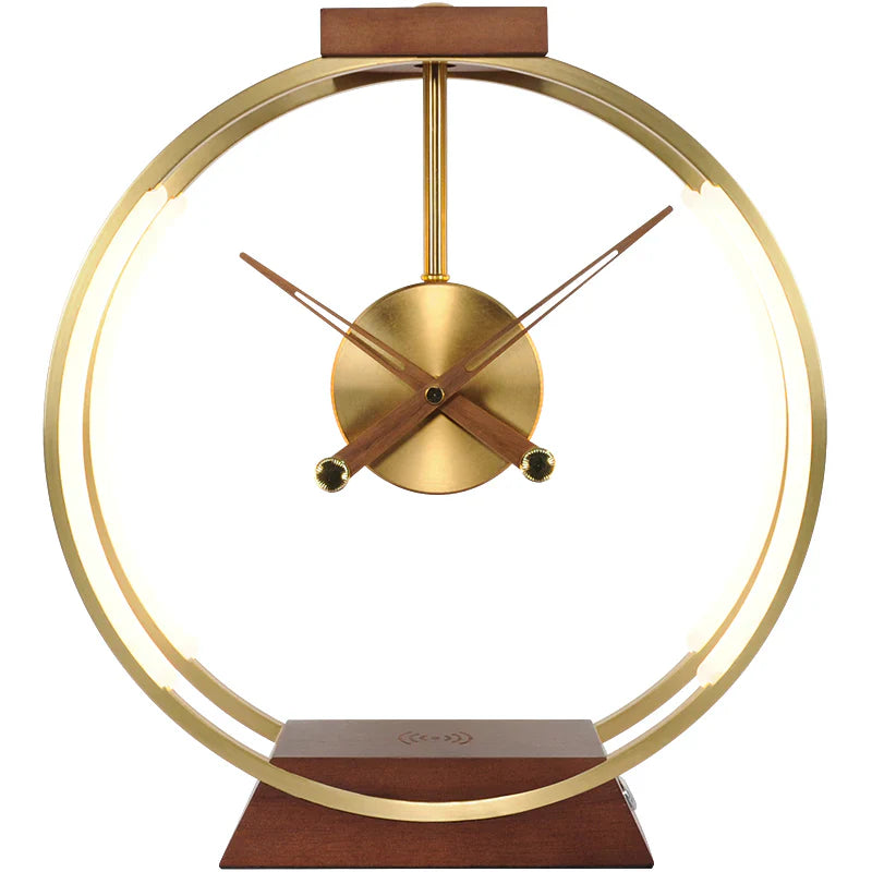 Reloj de teléfono recargable inalámbrico con diseño moderno