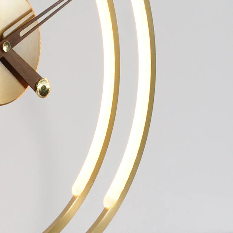 Reloj de teléfono recargable inalámbrico con diseño moderno