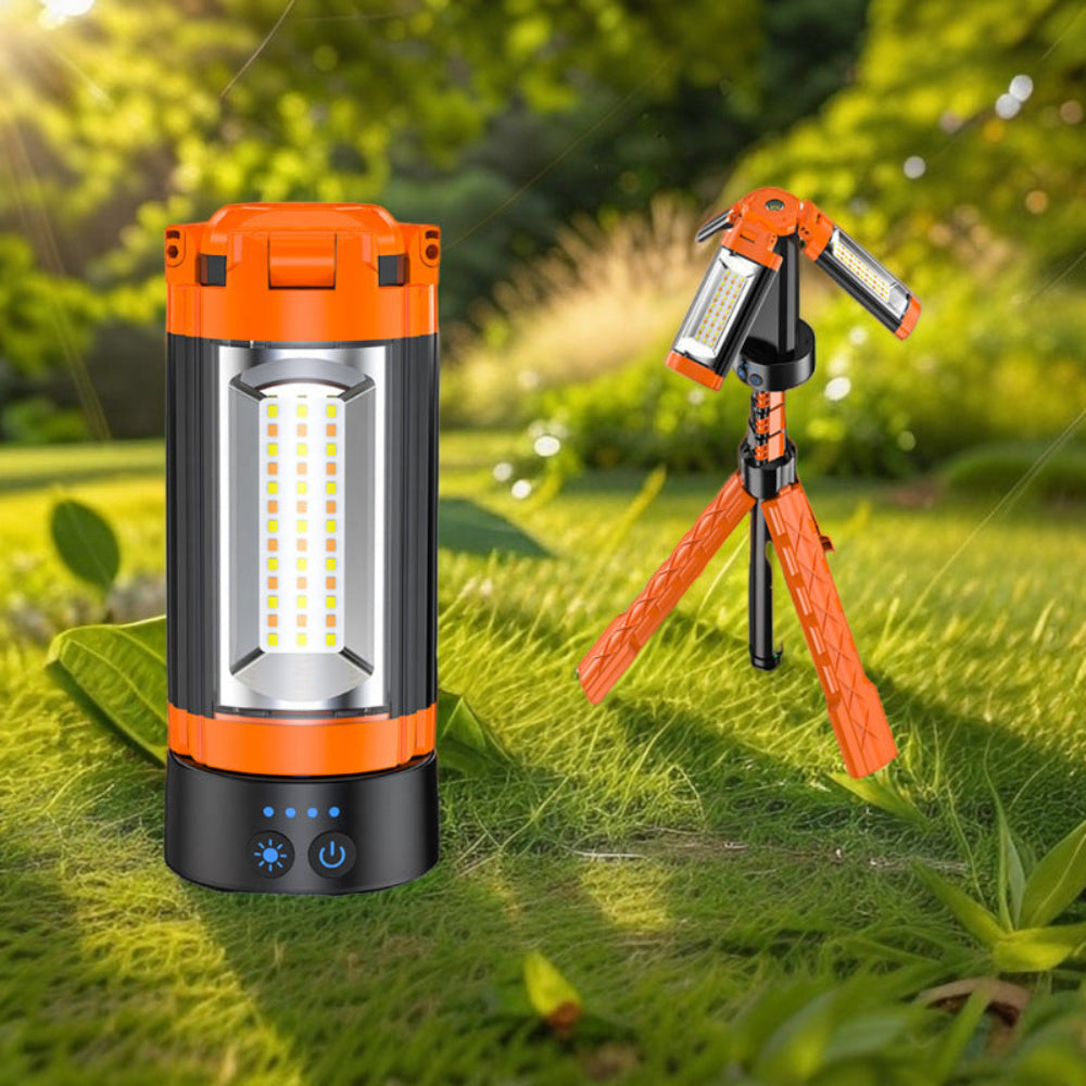 LED Work Light Tripod Rechargeable Camping Outdoor Lamp