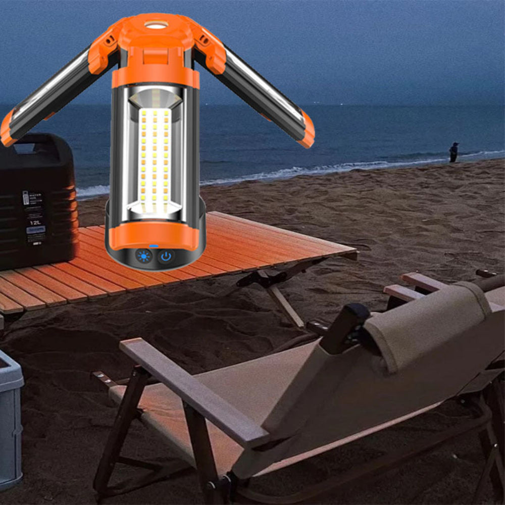 LED Work Light Tripod Rechargeable Camping Outdoor Lamp