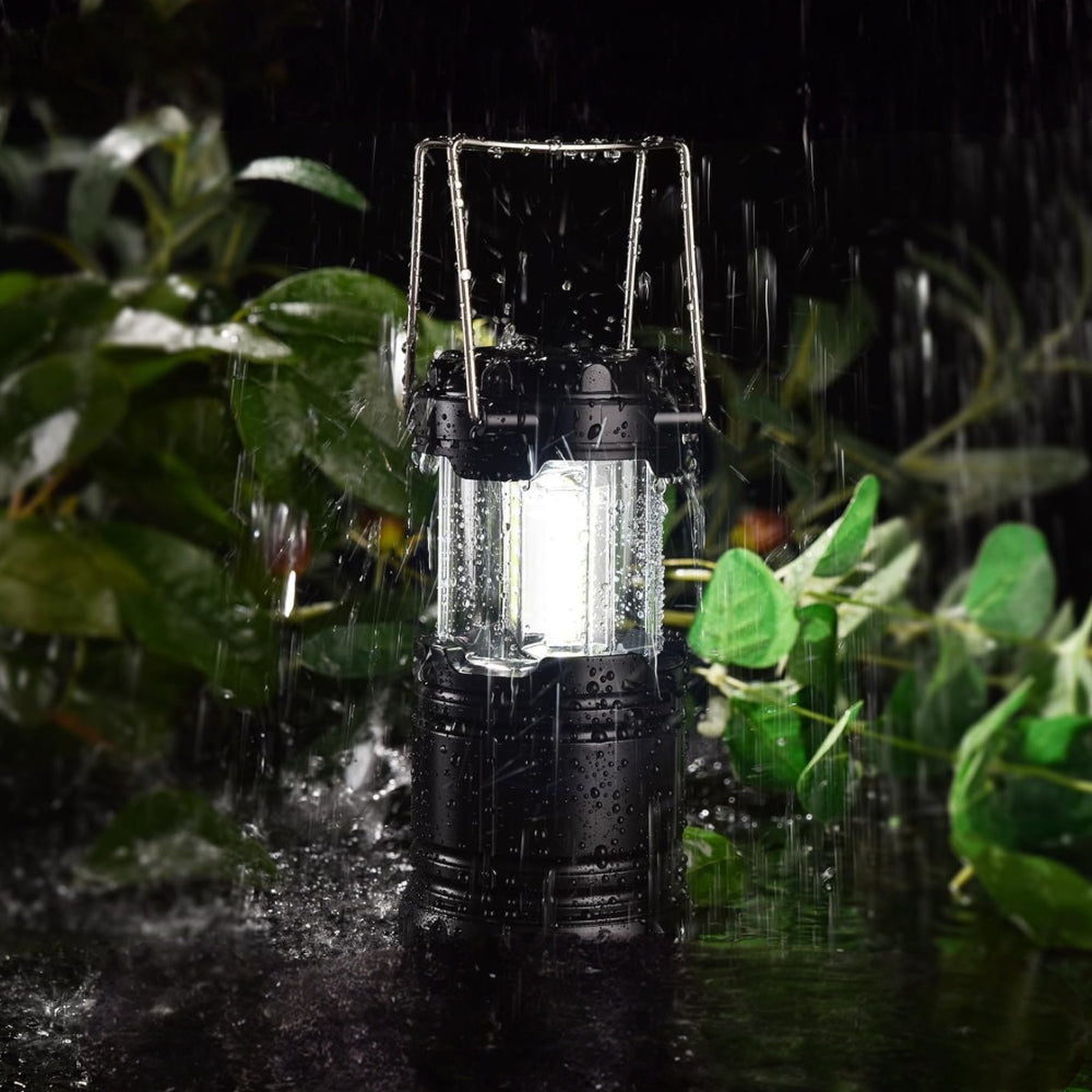 Linterna LED plegable para camping exterior