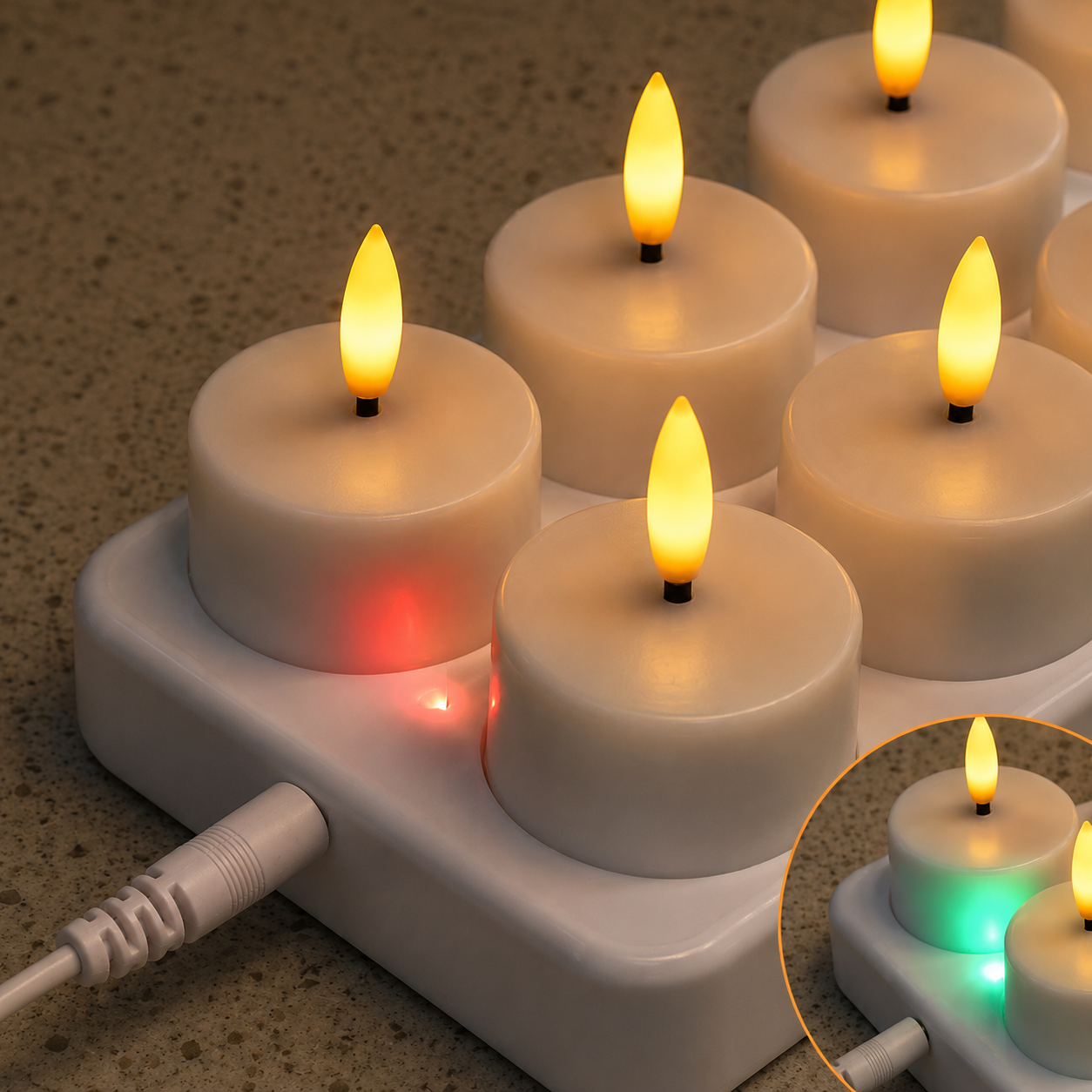 Candele LED Ricaricabili Candele Decorative Ricaricabili