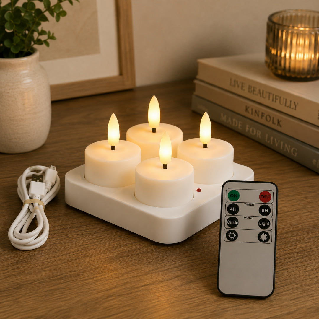 Velas LED Velas Recargables Velas Decorativas Recargables
