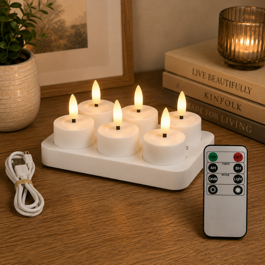 Candele LED Ricaricabili Candele Decorative Ricaricabili