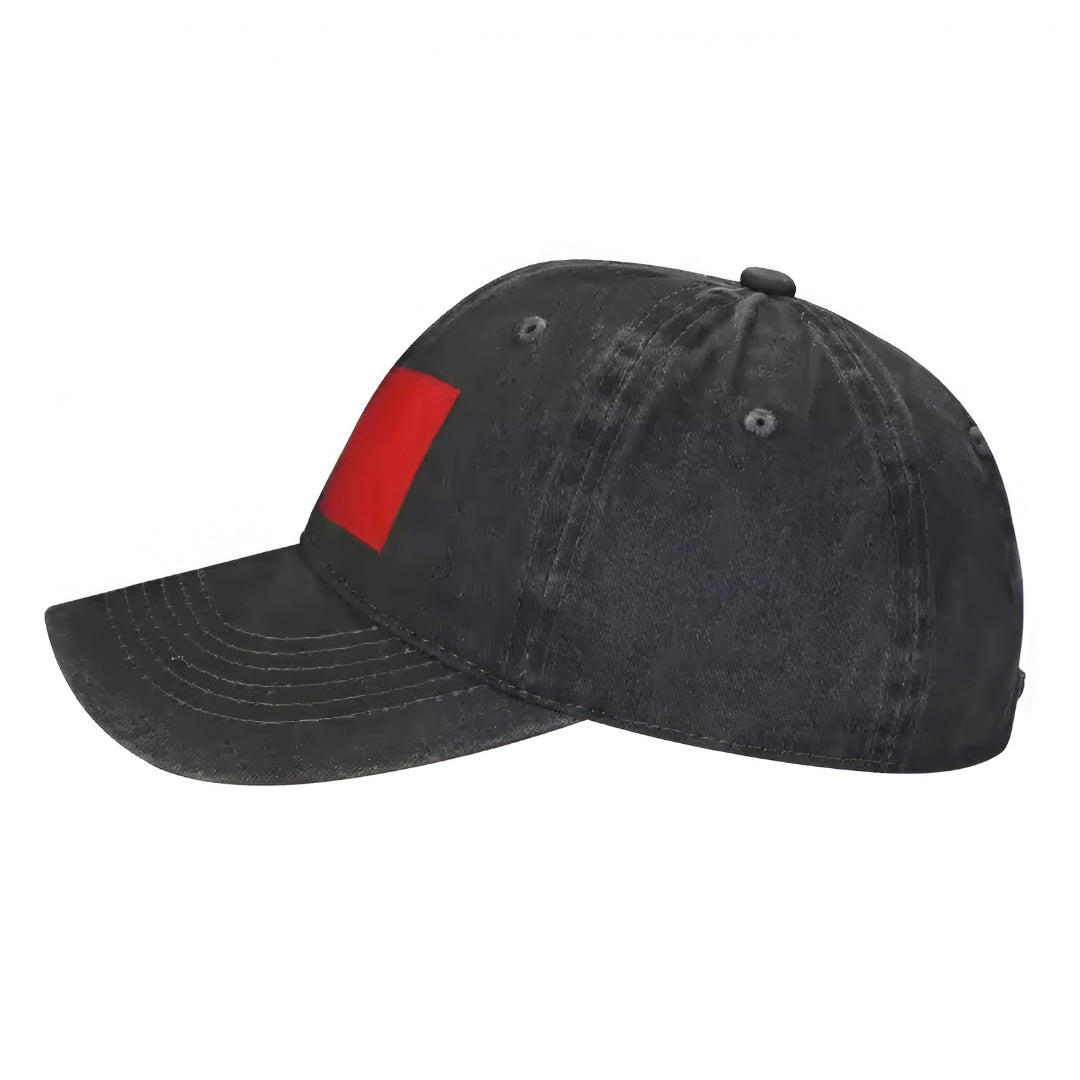 Boné de Baseball Mundial com Bandeira Ajustável Estilo Casual