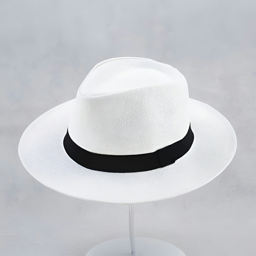 Sombrero Panamá de Verano con Protección Solar Elegante para Playa