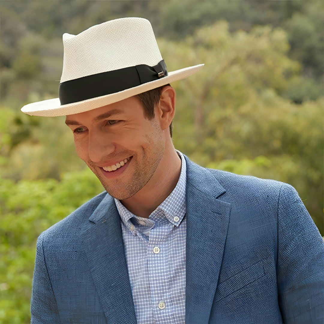 Sombrero Panamá de Verano con Protección Solar Elegante para Playa