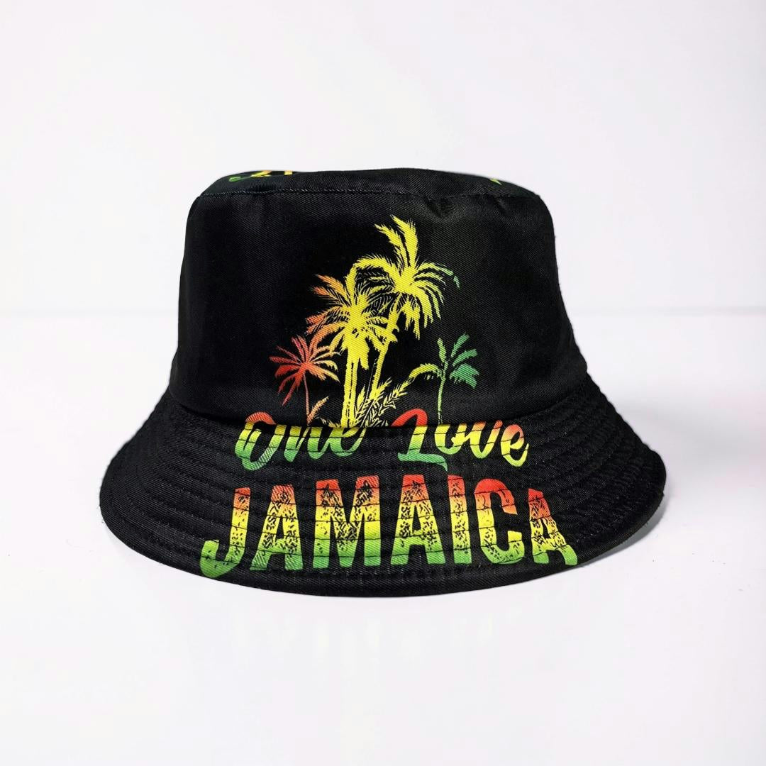 Reversible World Fisherman Hat with Flag