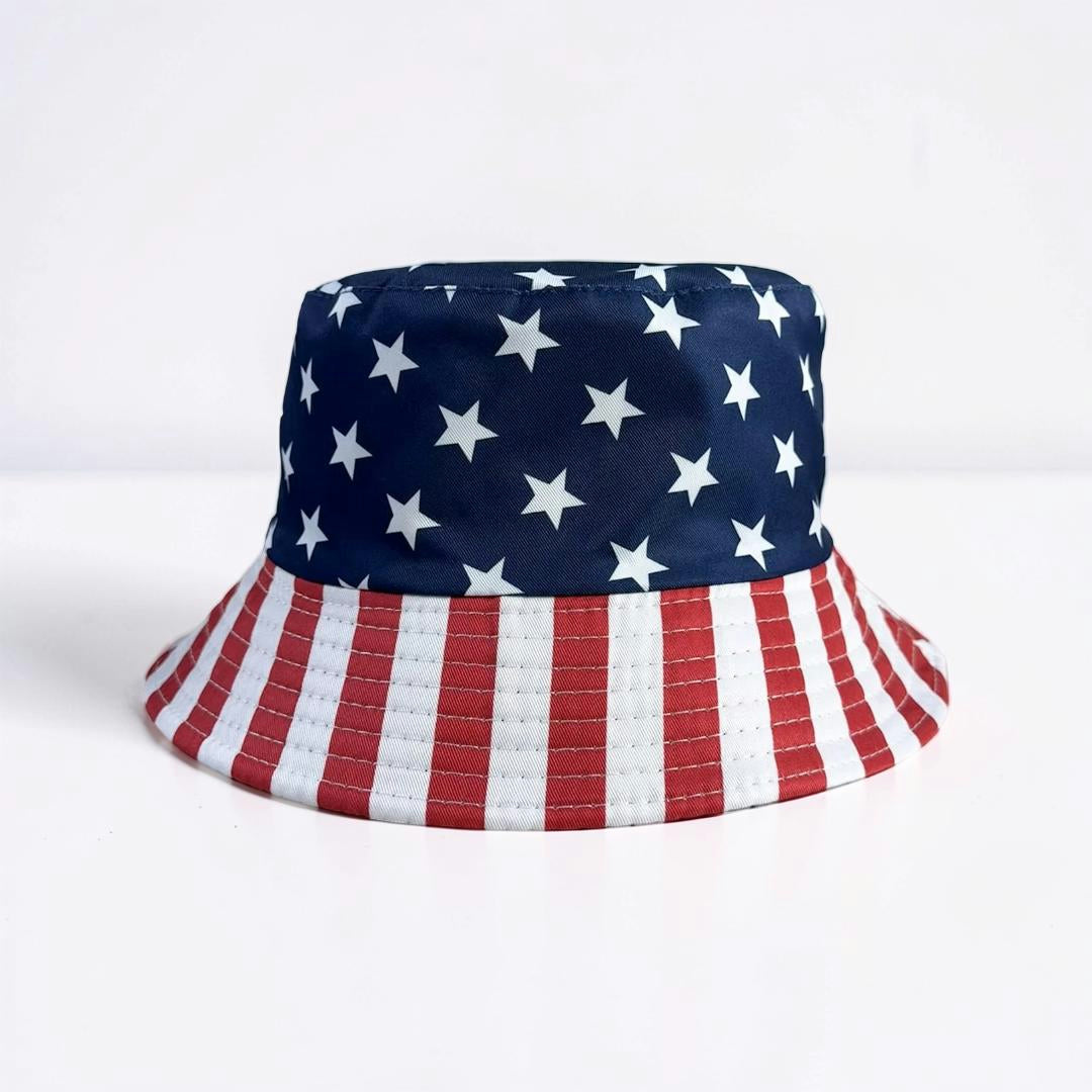 Reversible World Fisherman Hat with Flag