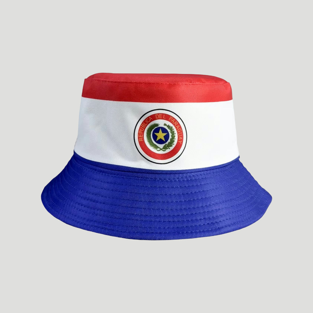 Reversible World Fisherman Hat with Flag