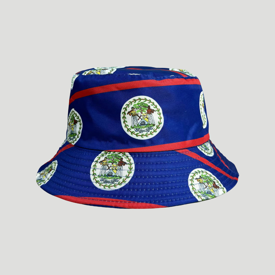 Reversible World Fisherman Hat with Flag