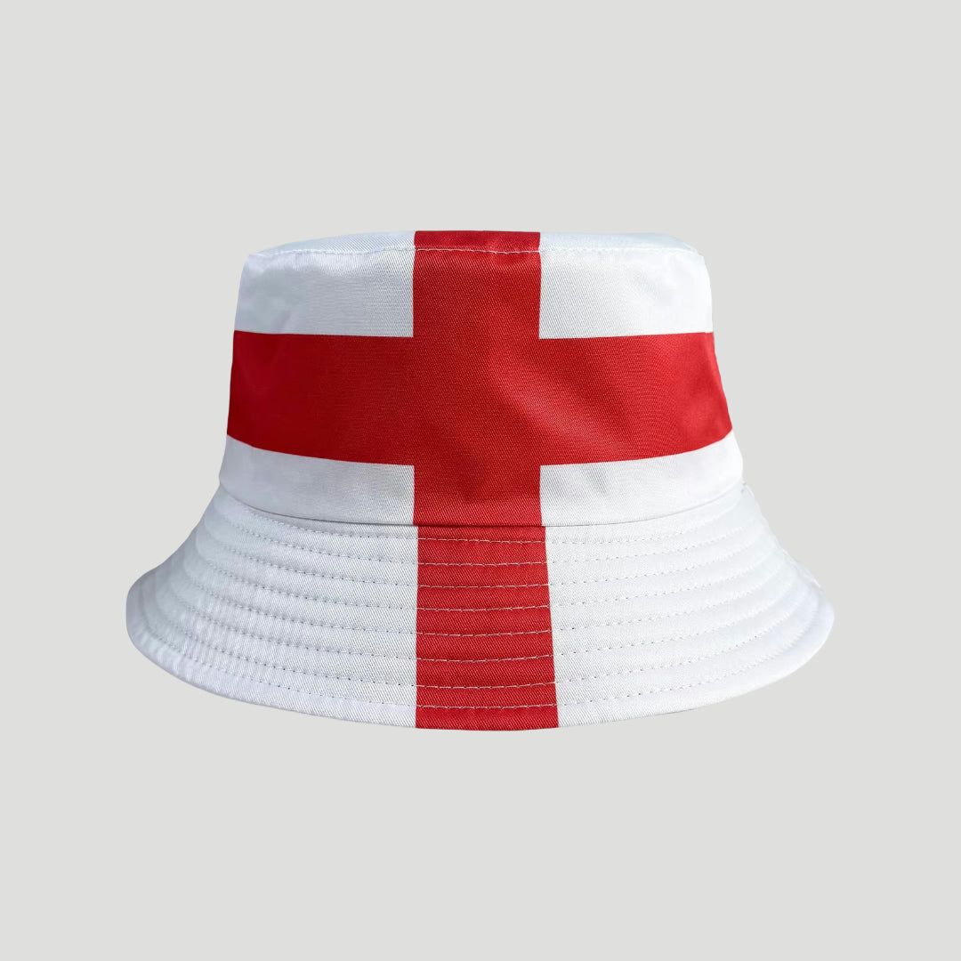Reversible World Fisherman Hat with Flag