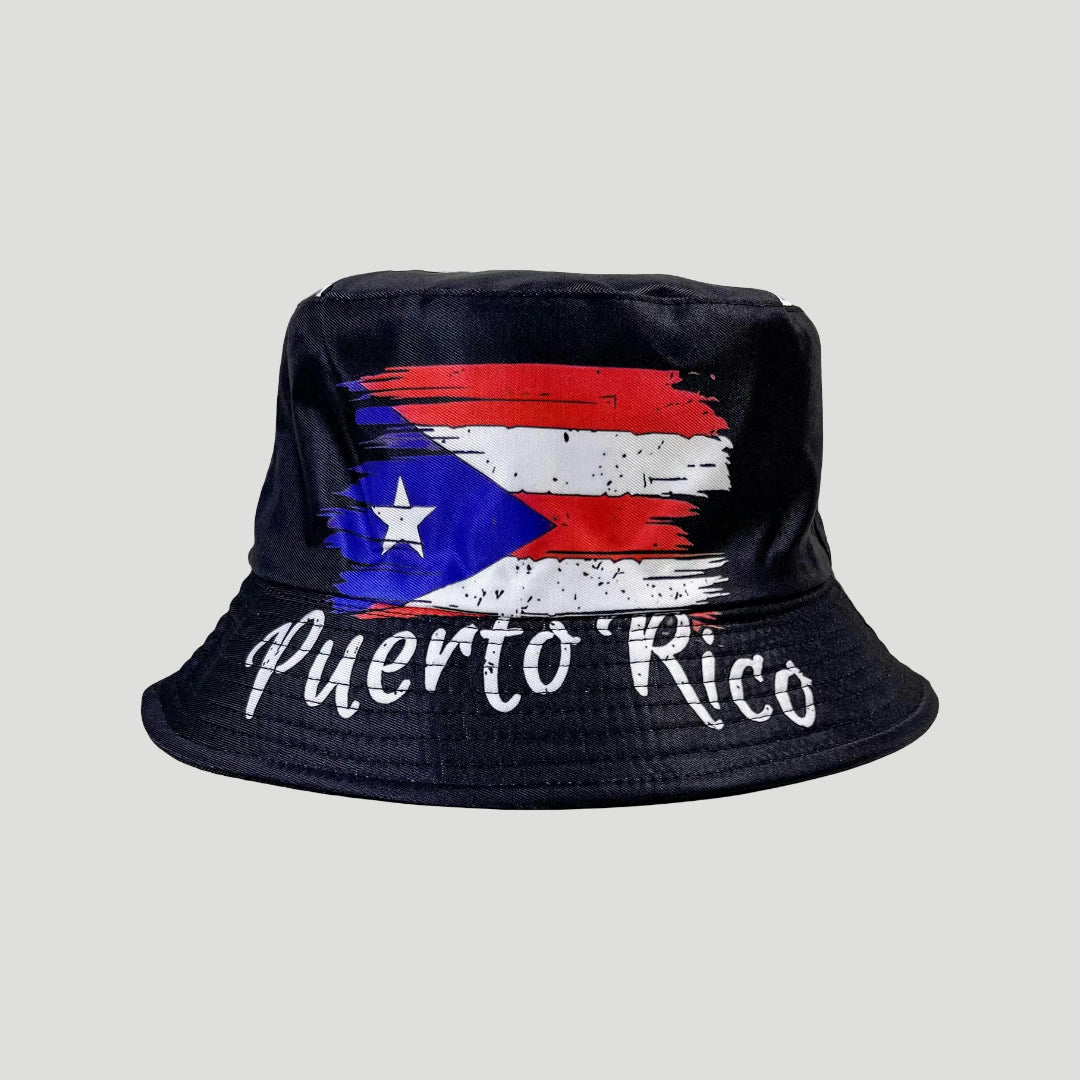 Reversible World Fisherman Hat with Flag
