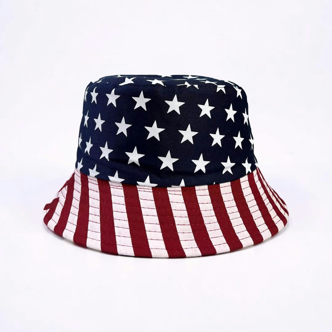Reversible World Fisherman Hat with Flag