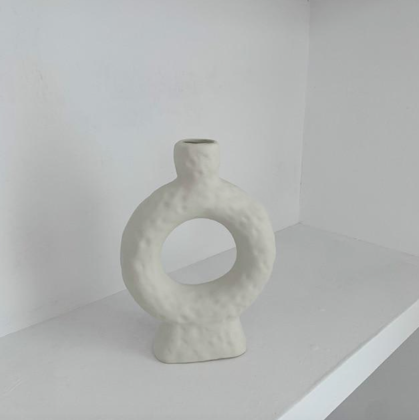 Portacandele Ceramico Cerchio