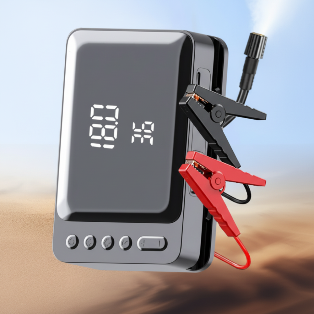 Auto Jumpstarter Portable Air Compressor Power Bank