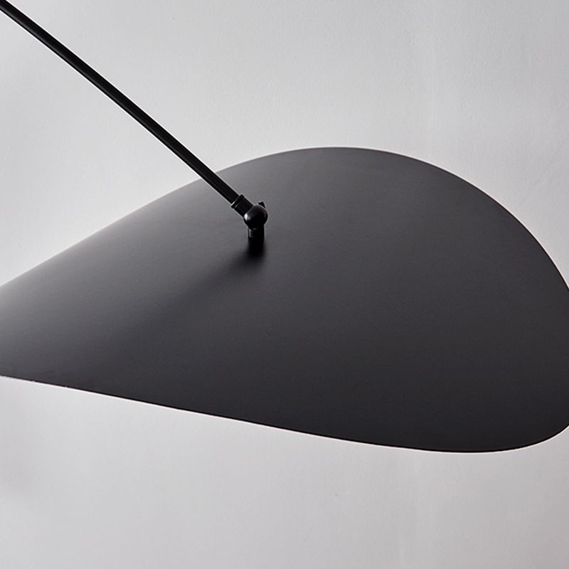 Carins Modern Wall Lamp, Arch, Metal/Glass, Black/Gold, Bedroom