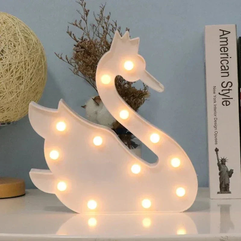 LumiZoo - LED Giraffe Night Lamp for Children, Dimmable Table Lamp & Bedroom Decoration