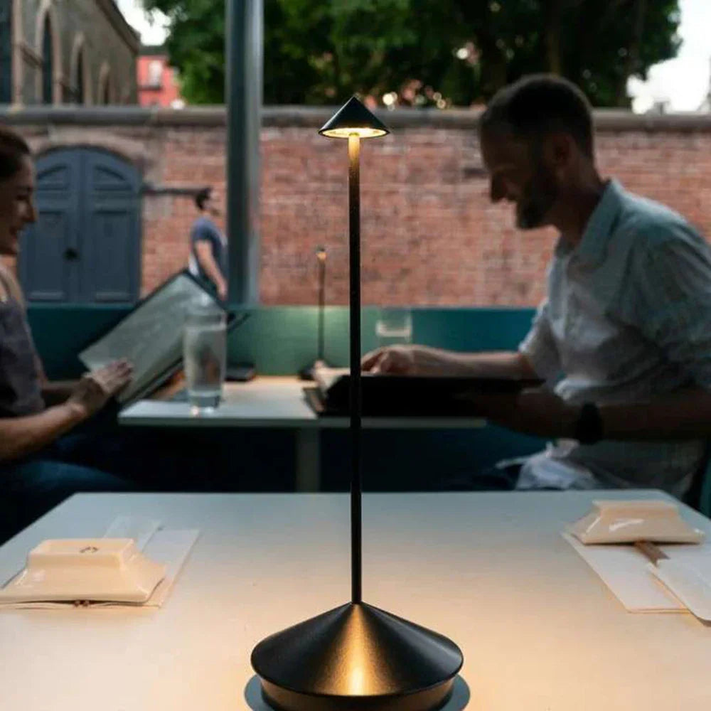 LumoArt Flair - Lámpara de mesa artística