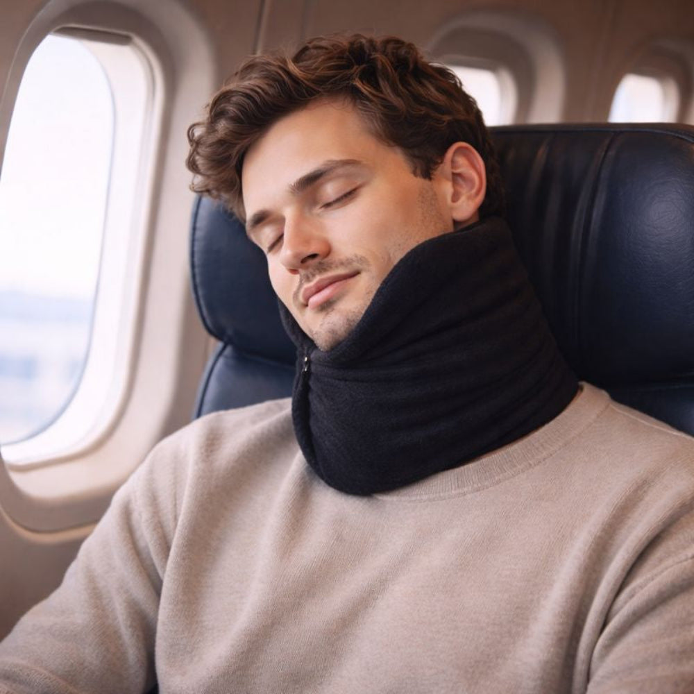 Almohada de viaje compacta para soporte de cuello estilo envolvente Zitrust