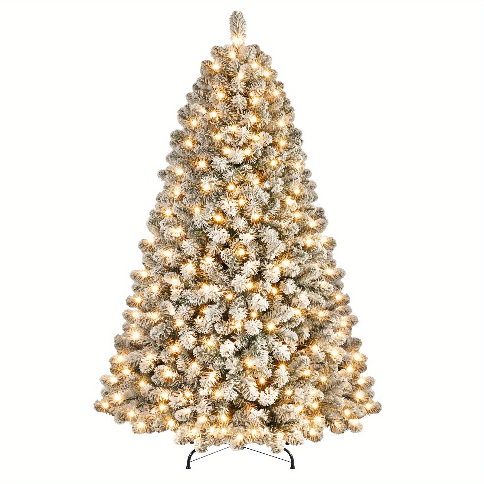 Albero Natale Artificiale Preilluminato Pino Classico Verde