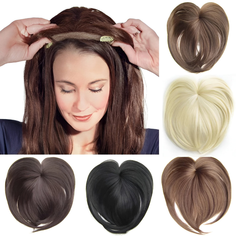 Clip In Topper de Cabelo Peça de Cabelo Volume Senhora